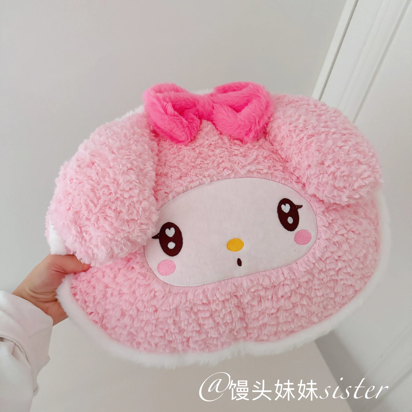 Sanrio Hello Kitty Plushies Doll Kuromi Cinnamoroll My Melody Throw Pillow Hangyodon Plush Toy Sofa Bed Back Cushion Xmas Gifts