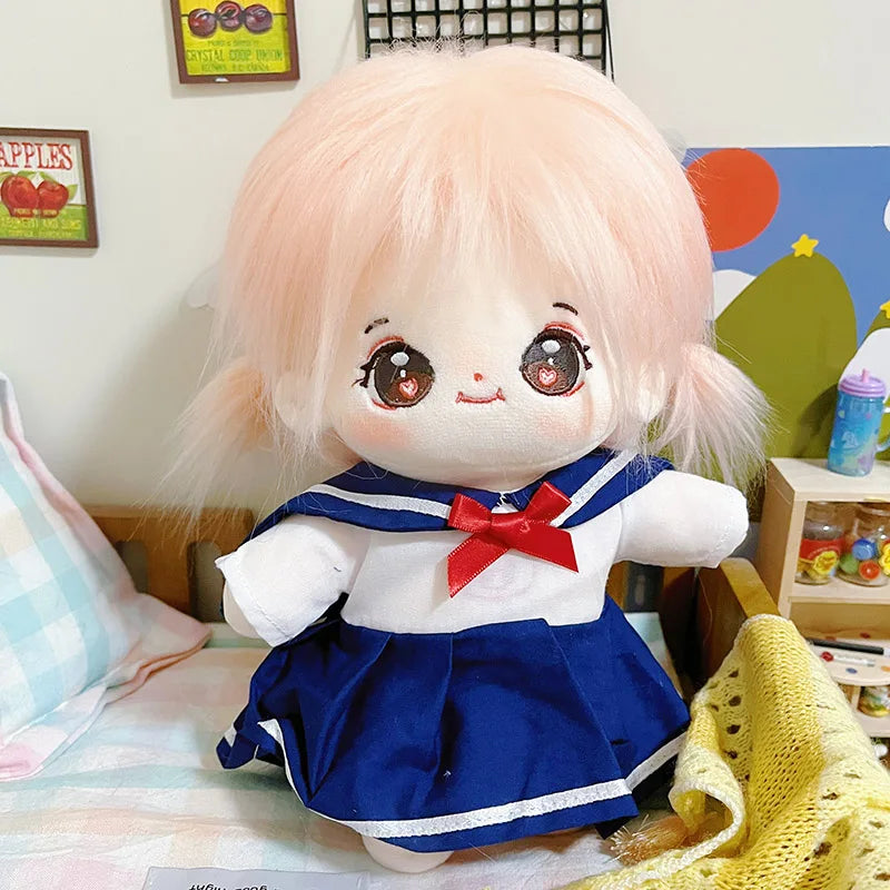 20cm IDol Doll Anime Plush Cotton Dolls with Clothes Cute Stuffed Star Figure Doll Toys Plushies Toys Fans Collection Gifts