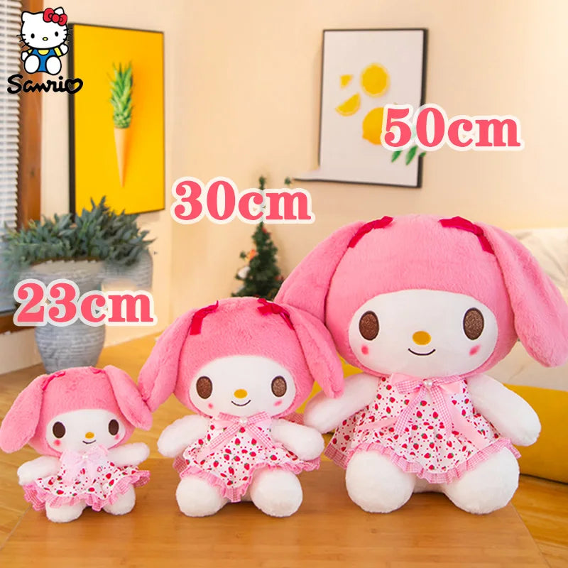 Anime Sanrio Dolls Kuromi Cinnamoroll Plushies Stuffed Plush Dolls Hello Kitty Melody Plush Model Pillow Children Birthday Gifts