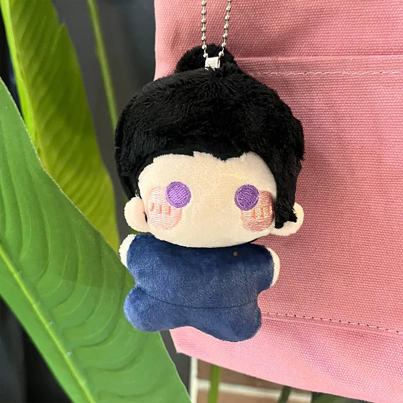 12cm Plush Doll Mob Psycho 100 Keychain Jujutsu Kaisen Stuffed Toys Cute Anime Peripheral Backpack Decoration Collection Gift