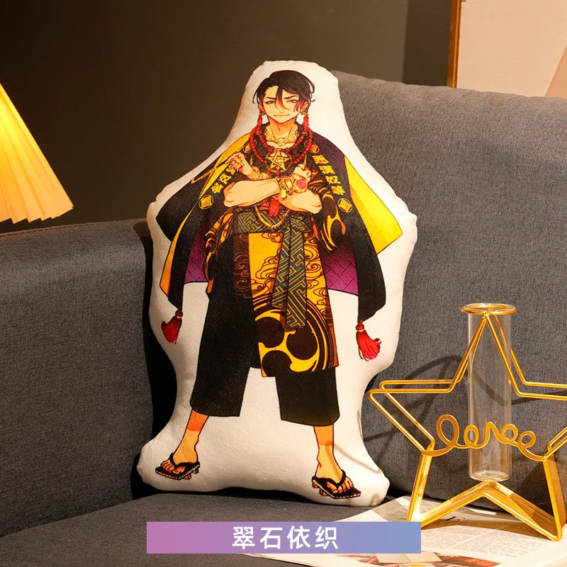 Paradox Live Pillow Double Sided Printing Back Cushion HIP HOP Cartoon Plush Toy SuisekiIori Hokusai Reo CHISEI HARUOMI Plushies