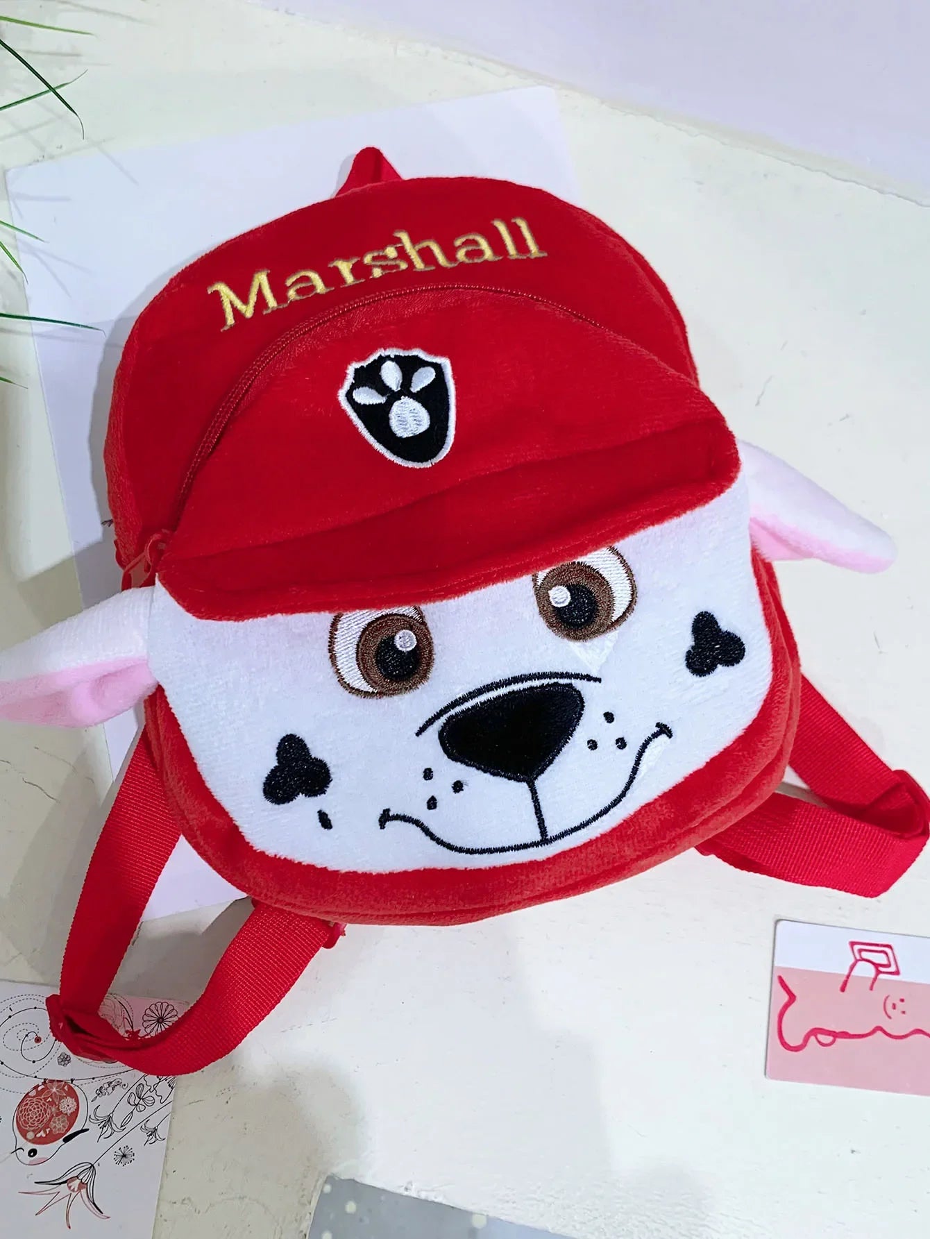 Paw Patrol Children's Plush Backpack Cartoon Puppy Dog Skye Chase Marshall Kindergarten School Bag for Kids Baby Boys Girls Gift