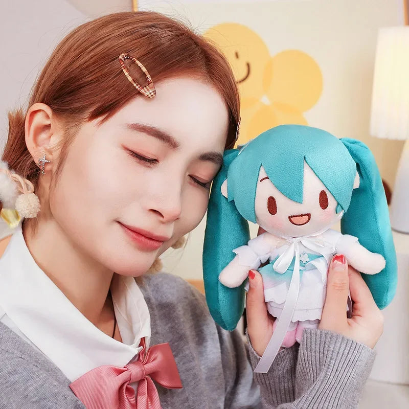 20cm Hatsune Miku Fufu Doll Cartoon Stuffed Anime Cartoon Girl Collect Japanese Style Plushies Cute Plush Toy Gifts Girl Kids