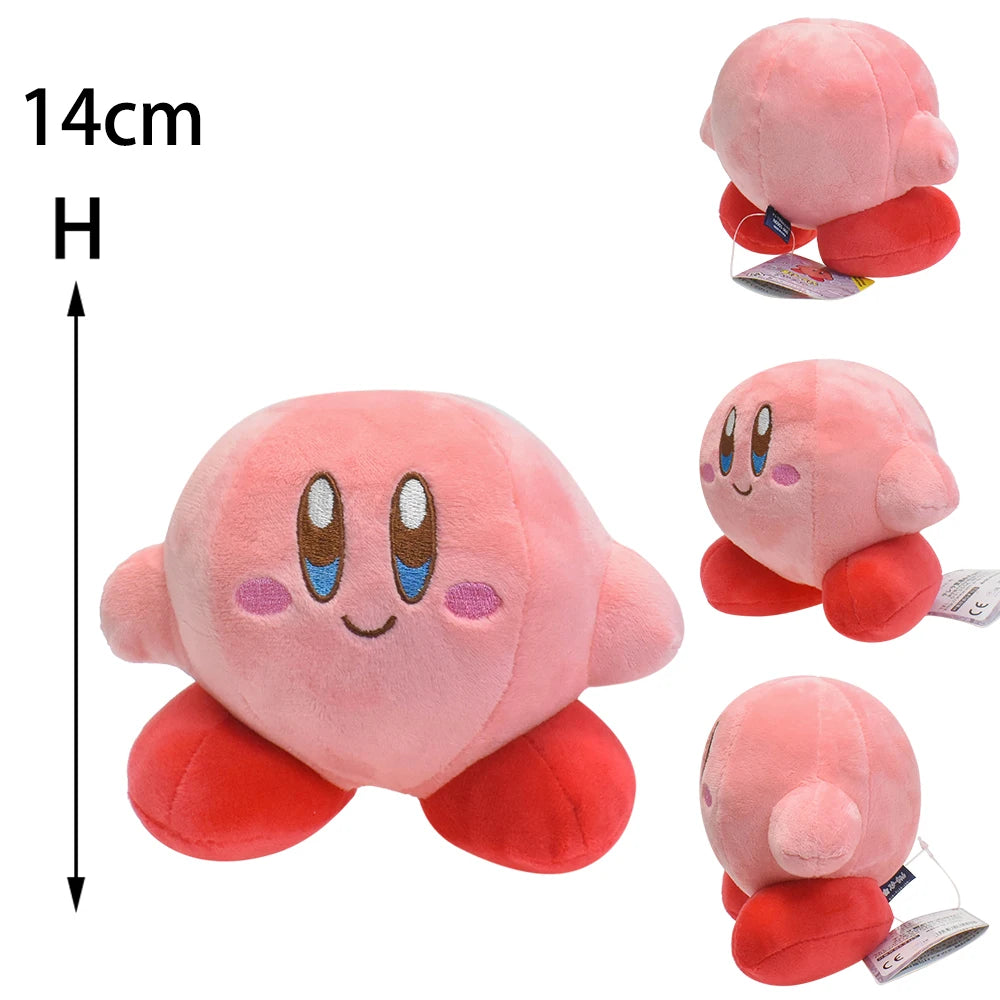 New Anime Star Kirby Plush Doll Blue Pink Coloful Yo-Yo Kirby Stuffed Peluche Toy Christmas Birthday Great Gift For Children