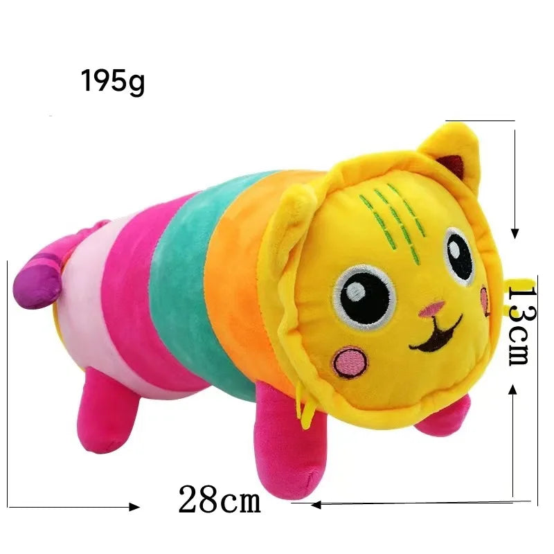 Kawaii Gabby Dollhouse Plush Toy Mercat Cartoon Stuffed Animals Smiling Cat Car Cat Hug Gaby Girls Dolls Birthday Xmas Gifts