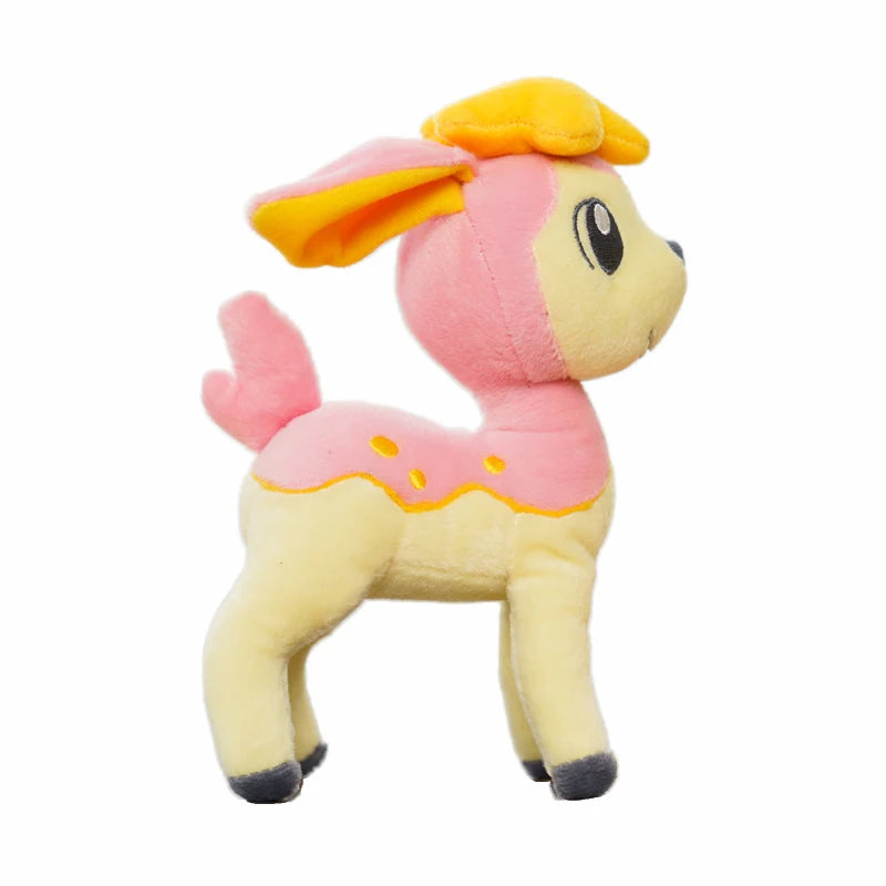 Pokemon Deerling Victini Snivy Emolga Tepig Plush Toy Cute Anime Jirachi Mewtwo Quilava Gengar Charizard Stuffed Animals Doll