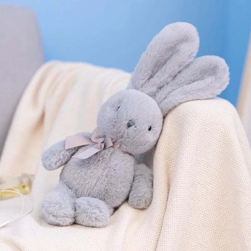 25cm Rabbit Doll Pillow Soft Plush Toys Long Ears Bunny Appease Toy For Kids Stuffed Animal Sleeping Mate Toys Wedding Oranment