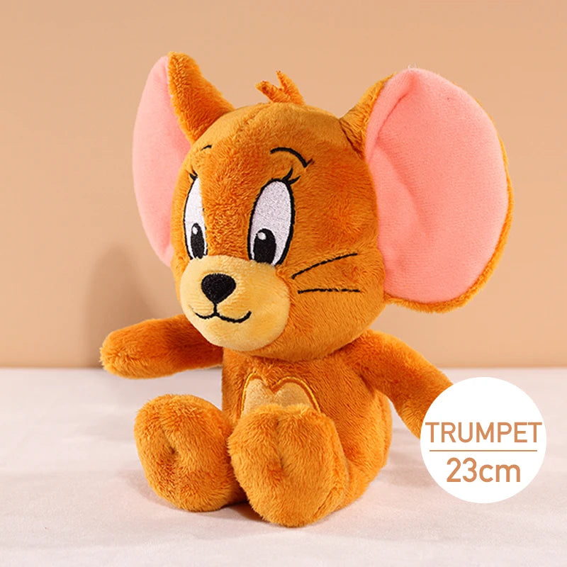 Tom And Jerry Plush Toy Cartoon Movie Cat Tuffy Nibbles Mouse Plushies Stuffed Animals Soap Action Figure Studio Doll Toys