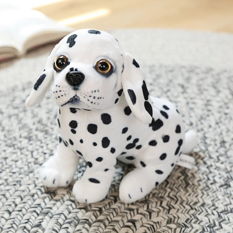 High Quality Simulation Dog Plush Toy Stuffed Pug Bulldog Husky Dalmatian Akita Beagles Lifelike Chihuahua Puppy Doll Home Decor