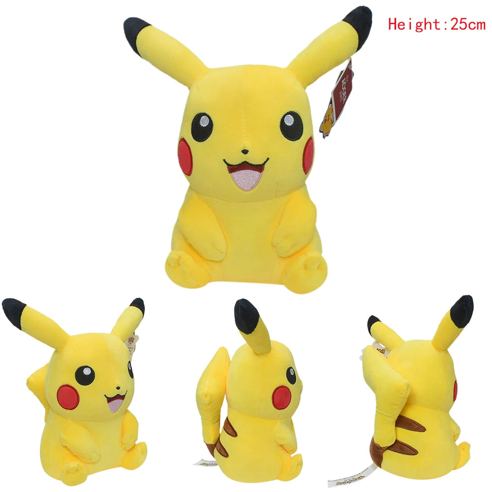 2024 Pokemon Pikachu Latios Latias Bulbasaur Squirtle Charmander Plush Toy Anime Stuffed Animal Doll for Kids Collection Gift