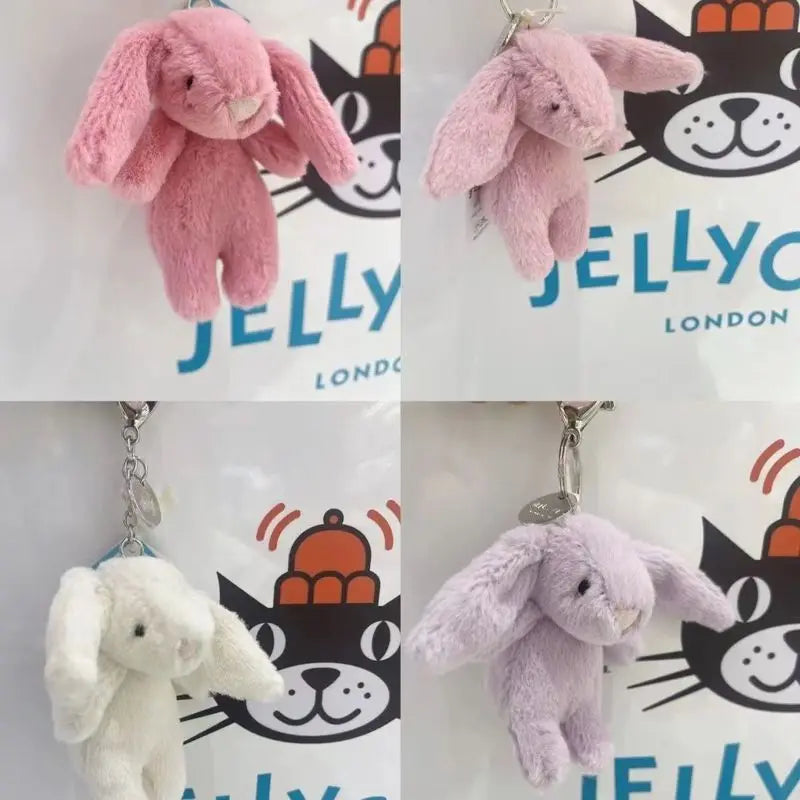 Jellycat Bonnie Rabbit Key Chain Pendant Plush Toy Cloth Doll Children'S Doll Bag Pendant Birthday Gift Cute Wholesale Girl