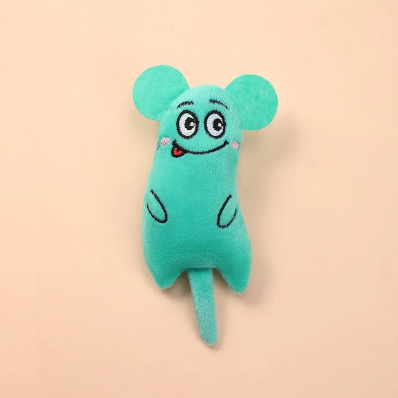 Tail Doll Catnip Pet Toy, Healing Cute Expression, Short Plush Material Soft Touch Cat Toy