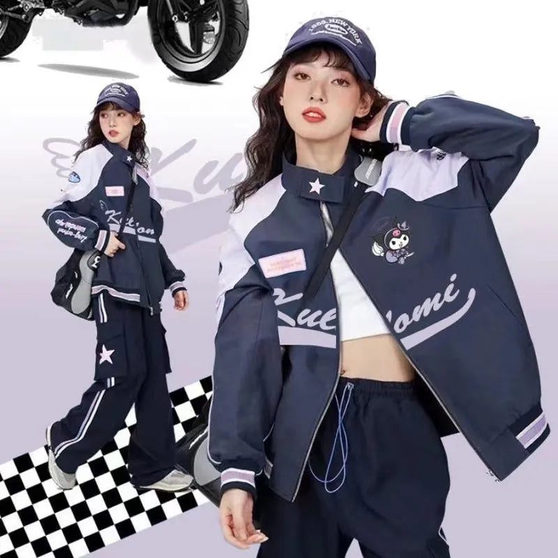 Sanrio Y2K Cinnamoroll Racer Jacket - Plushy Mart