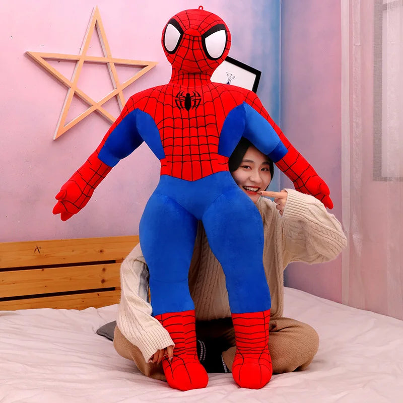 70cm Giant Size Plushier Dolls Boy's Spider Man Plush Doll Toy Pillow Stuffed Pillow Children's Birthday Gift Sleeping Doll