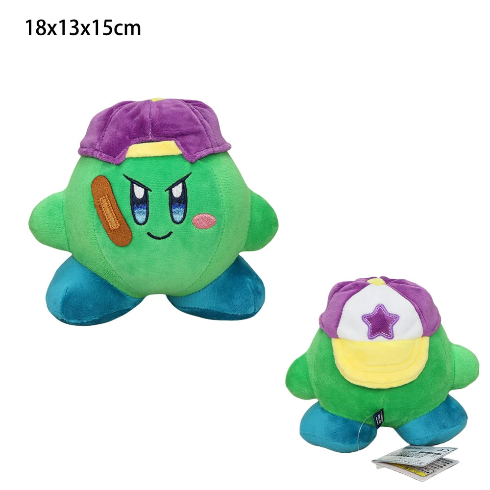 Kawaii Star Kirby Plush Toys Grey Kirby Ghost Kirby Pink Blue Green Red Best Christmas Birthday Gifts for Children