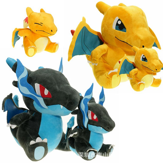 15cm Pokemon Mega Charizard Plush Toys Mega Evolution X&Y Charizard Plush Doll Soft Stuffed Animals Doll Birthday Gift for Kids