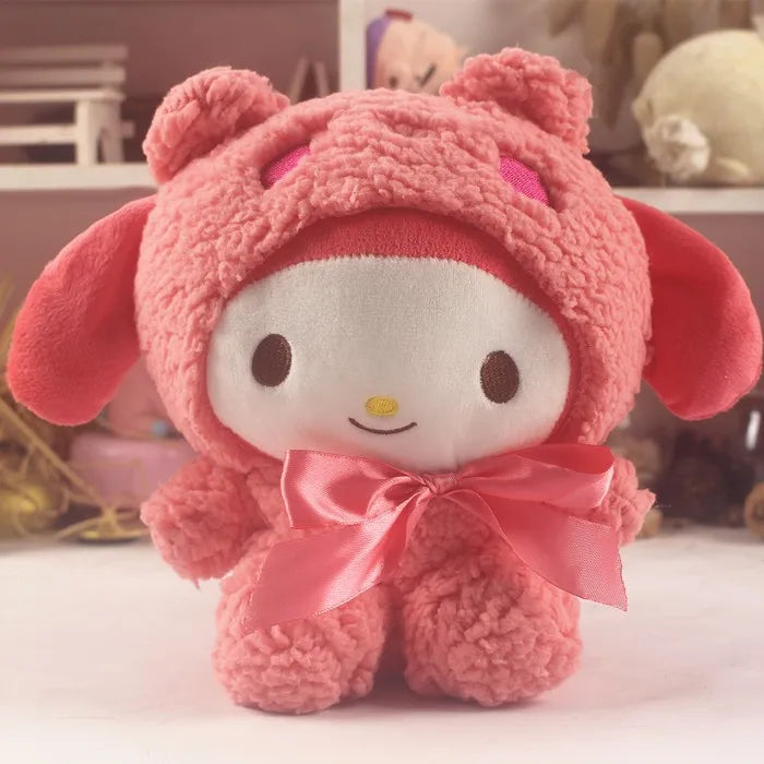 22CM Sanrio Kawali Kuromi Hello Kitty My Melody Cinnamoroll Pillow Plush Toys Anime Kid Dolls Cartoon Collection Children's Gift