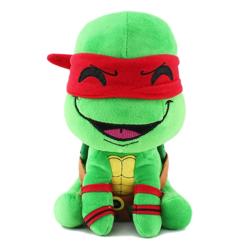 4style Hot Anime Figures Teenage Mutant Ninja Turtles Sitting Posture Plush Doll Anime Toy Children Cute animals boys Gifts