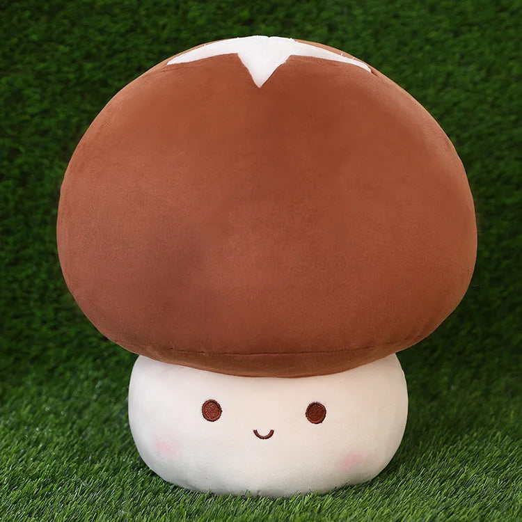 23CM Kawaii Mushroom Plush Dolls Simulation Plant Pillow Lovely Toys for Home Decor Sleeping Cushion Stuffed Soft Dolls