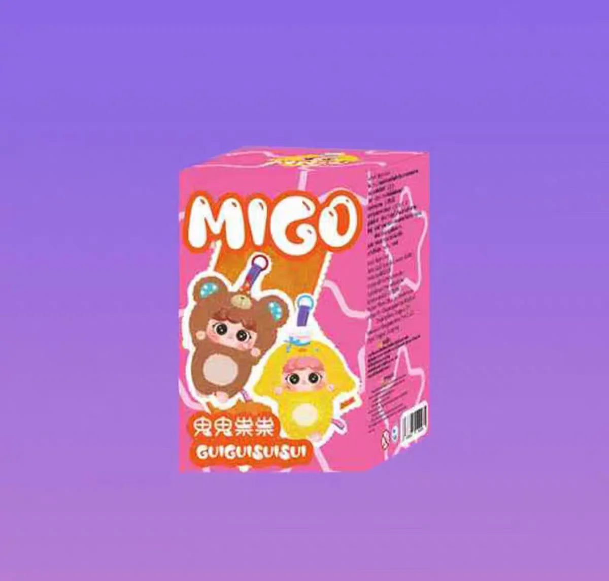 New Authentic Blind Box Baby Three Migo Is A Mischievous Series Kawaii Vinyl Doll Fashion Collect Toy Mysterious Box Christma