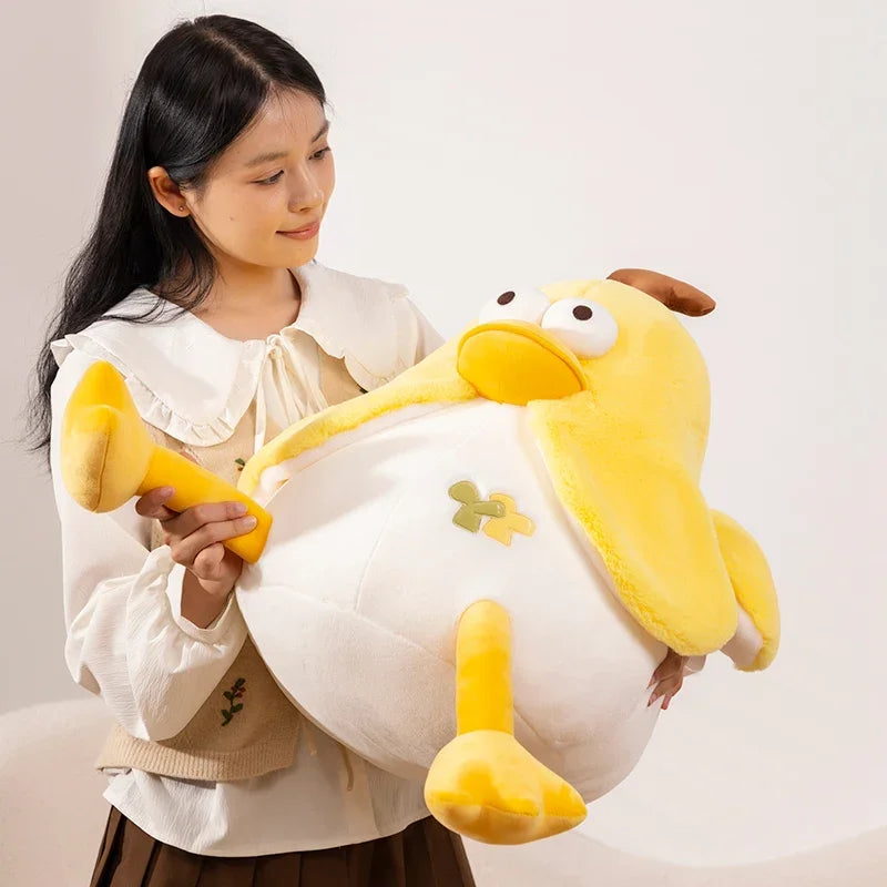 23/35/45cm Big Eye Banana Plush Toy Cute Anxiety Make A Friend Duck Throw Pillow Doll Send Children Christmas Birthday Presents