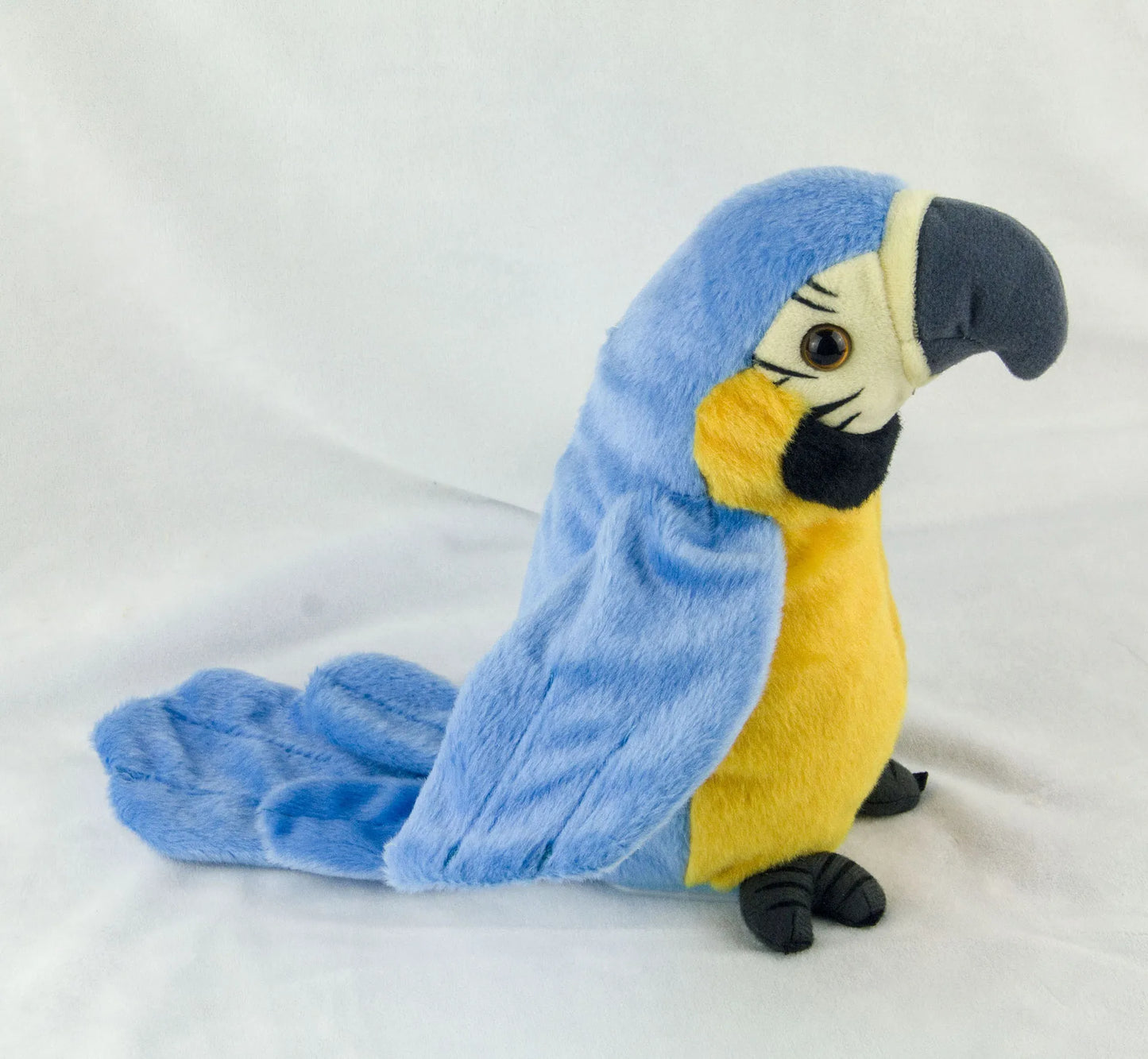 Talking Macaw Parrot Repeat What You Say Stuffed Animal Plush Toy Electronic Record Animated Bird Speaking Parrot Pet Plush Toys