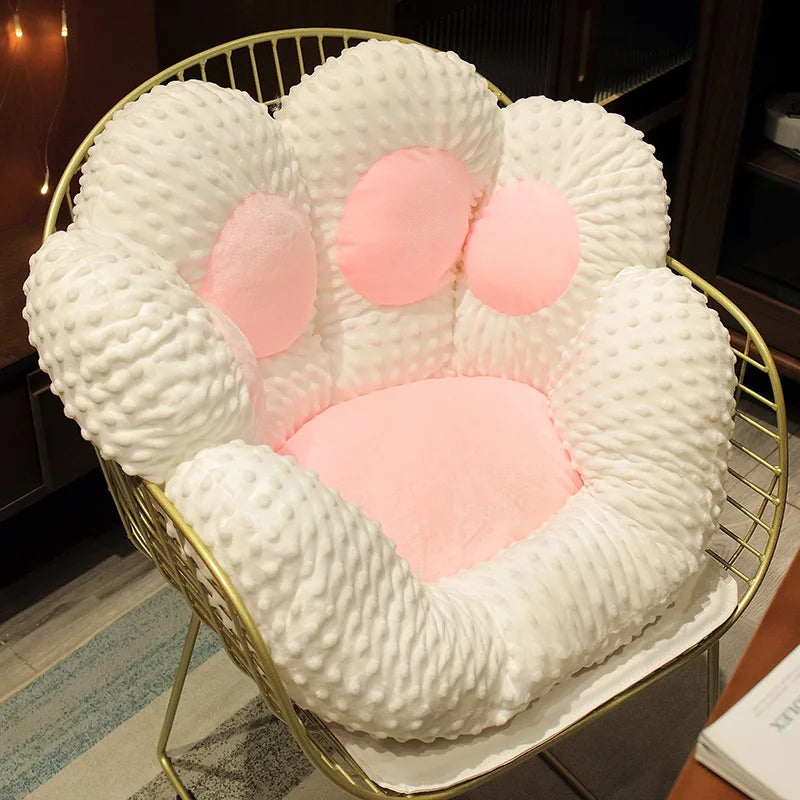 70/80cm Kawaii Cat Paw Plush Toys Cute Soft Stuffed Plush Cushion Chair Sofa Butt Pad for Home Room Decoration Office Nap Dolls