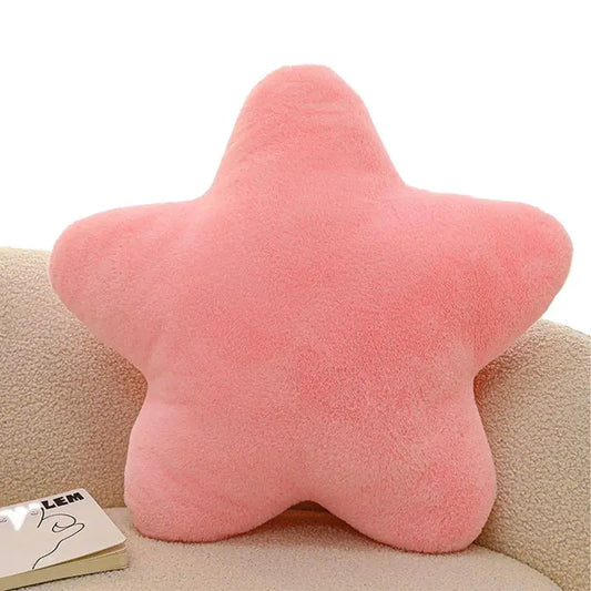 Yellow Star Throw Pillow Cuddly Stuffed Star Shape Sofa Cushion Cute Toy For Kids Stuffed Plush Toy For Bed Couch Sofa Chair