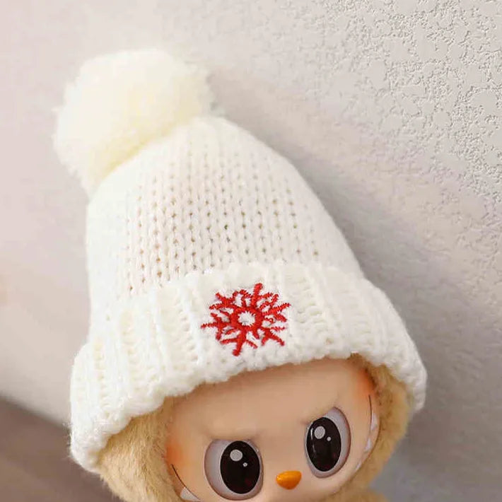 For 15 CM Labubu dresses-up winter sweater set doll clothes Kawaii Cute Doll Accessories Kids Toys for labubu Christmas gift