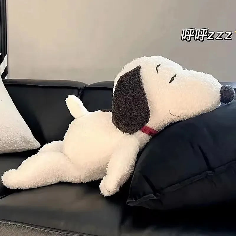 Kawaii Big Size Snoopy Plush Toy White Dog Soft Pillow Stuffed Doll Cartoon Animal Birthday Gifts For Girlfriends Kids Decorate