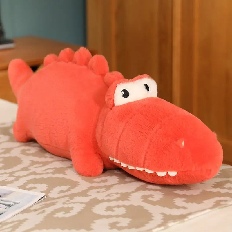 65cm-120cm Stuffed Animal Cartoon Crocodile Plush Toy Simulation Alligator Dolls Kawaii Ceative Pillow for Children Xmas Gifts