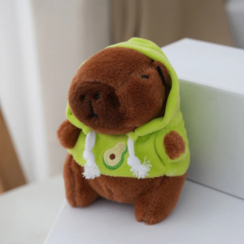 Cute Cartoon Capybara Pendant Plush Toy Doll Bag Hanging Ornaments Cute Kapila Keychain Doll Car Pendant Desktop Doll Ornaments