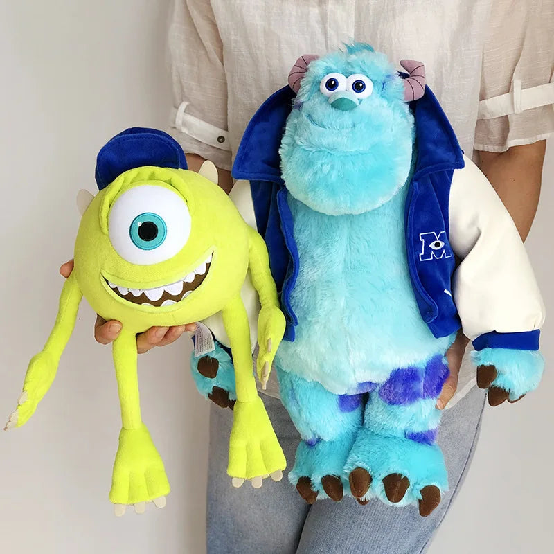 New Disney Monsters University Maoguai Sullivan Plush Toy Big-eyed Doll Mike Doll Kawaii Room Decoration Plush Toy Children Gift