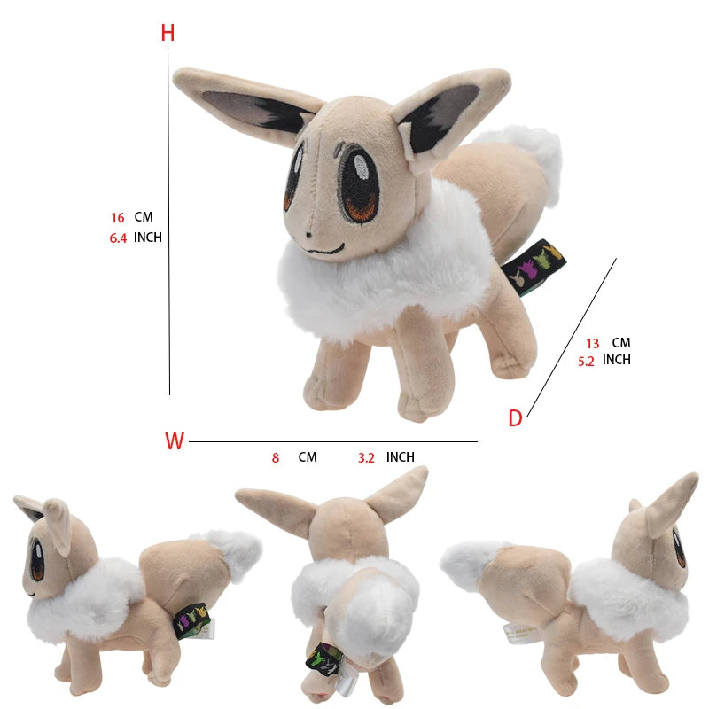 Pokemon Mimikyu Shiny Eevee Umbreon Flareon Jolteon Glaceon Vaporeon Sylveon Espeon Kawaii Stuffed Plush Toy Doll for Kids Gift