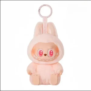 Hot High Quality Replica Labubu V2 15cm The Monsters Labub Toy Cardiac Macarone Gifts Toy Bag Figure Labubu Keychain Toy