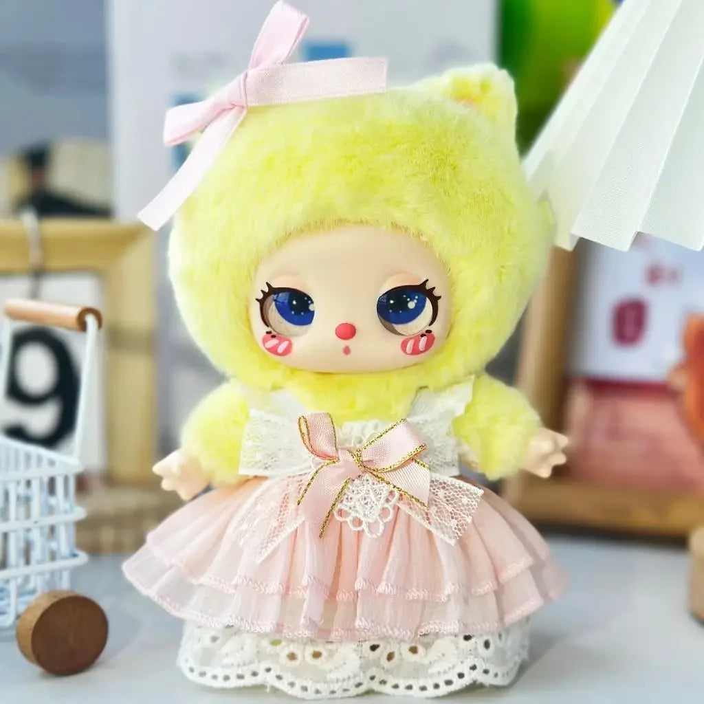 Mini Doll'S Clothes Outfit Decoration For Liila Lucky Cat Idol beautiful dress Little Clothes