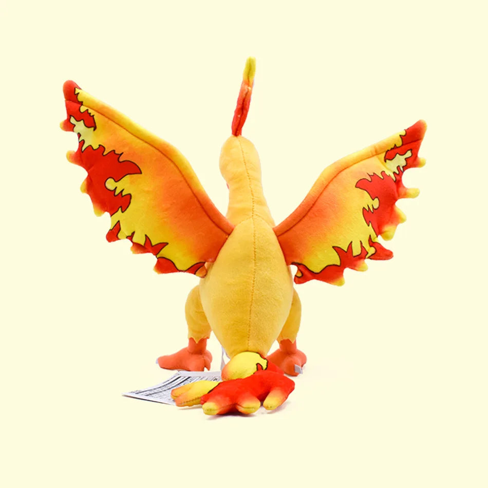 Moltres Plush Toys Pokemon Plush Stuffed Doll Cartoon Big Bird Peluche Christmas Present for Kids Gift