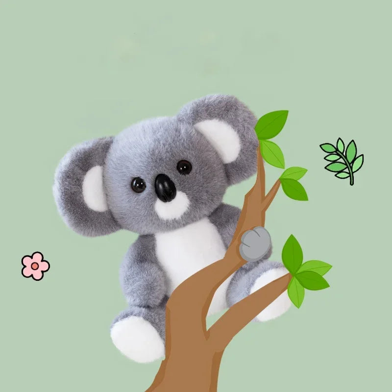 25/35/45CM Sitting Koalas Plush Toys Simulation Cute Australia Koala Stuffed Animal Soft Toys For Christmas Gifts