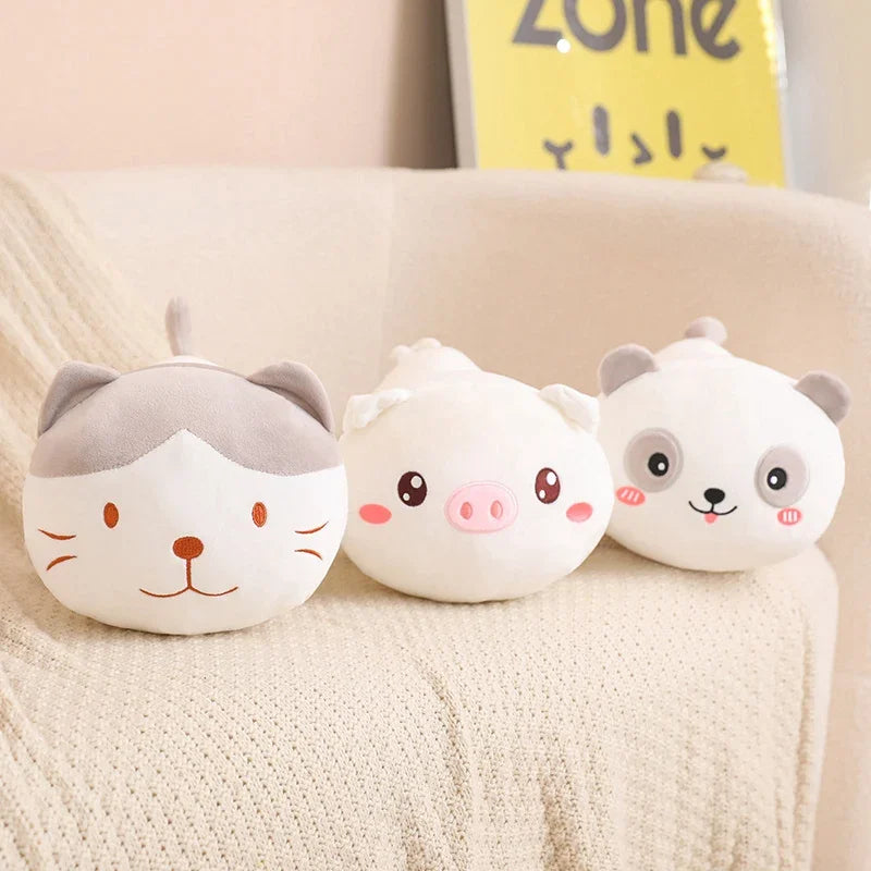 35-60cm Cute Cats Plush Toys Soft Stuffed Animal Cat Doll Cartoon Sleep Pillow Sofa Cushion Room Decor Baby Kid Girl Lovely Gift