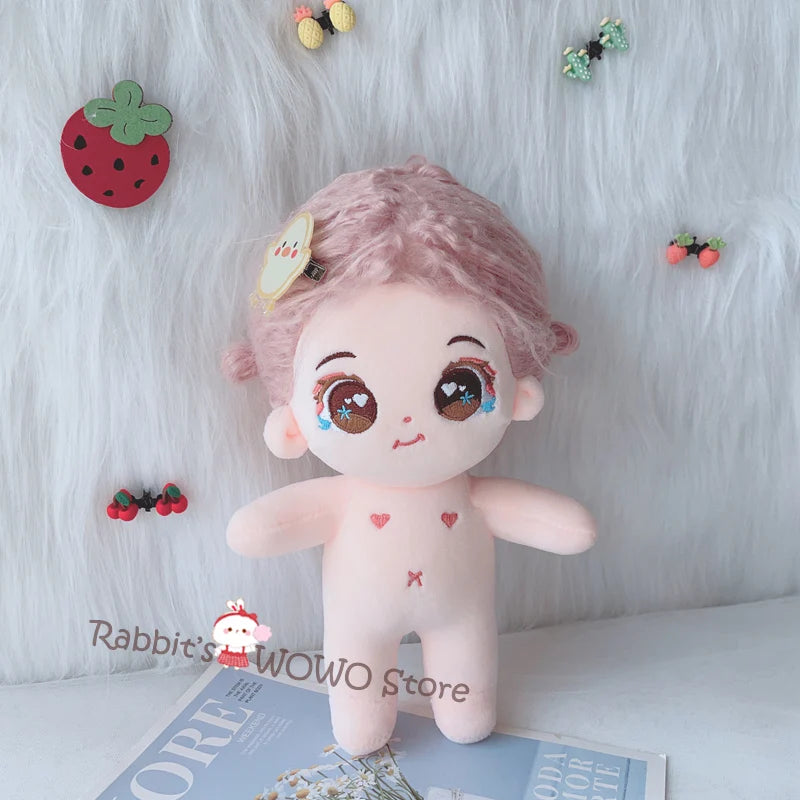 20cm IDol Doll Plush Star Dolls Cute Stuffed Dressing Figure Toys Cotton Doll Plushies Toys Fans Collection Gift Children Gifts