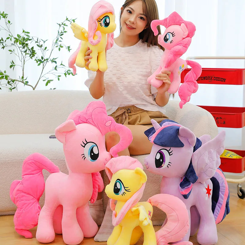 26Cm My Little Pony Plush Toys Anime Friendship Is Magic Plushies Twilight Sparkle Fluttershy Pinkie Pie Soft Kid Birthday Gifts