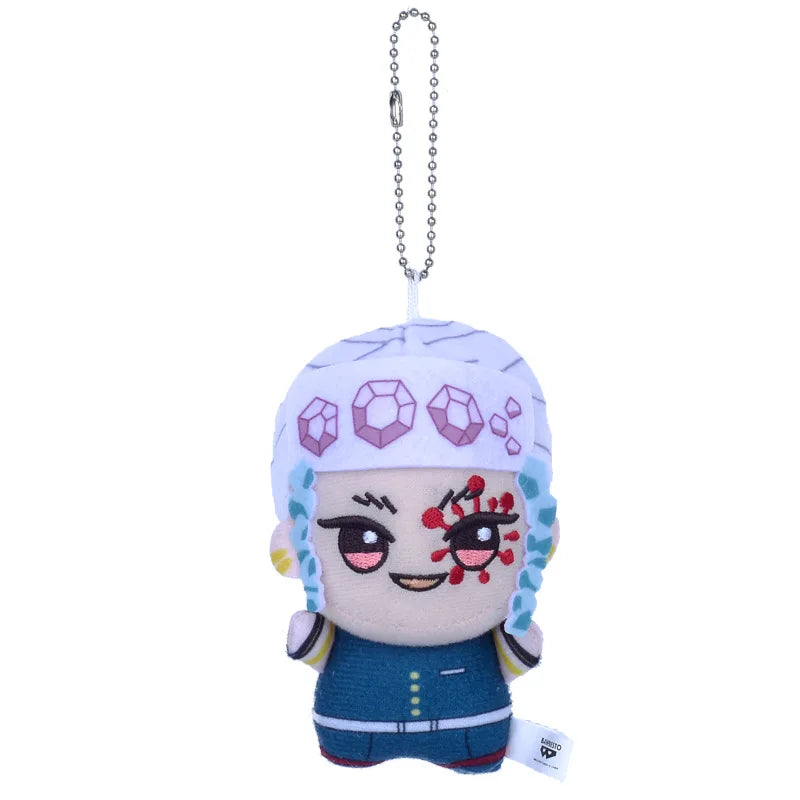 New 10cm Anime Demon Slayer Tomioka Giyu Kamado Tanjirou Kamado Nezuko Agatsuma Zenitsu Shinazugawa Genya Plush Toy Doll Gift