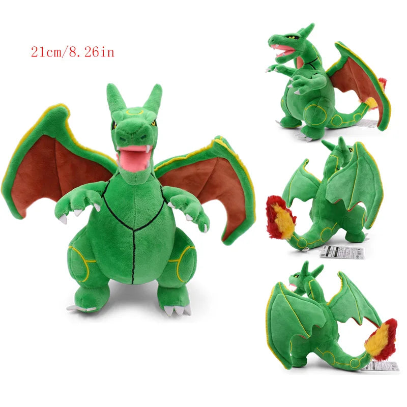 Pokemon Charizard X Y Soft Plush Toys Anime Rayquaza Fuse Gigantamax Charizard Cool Stuffed Animals Peluche Dolls Birthdays Gift