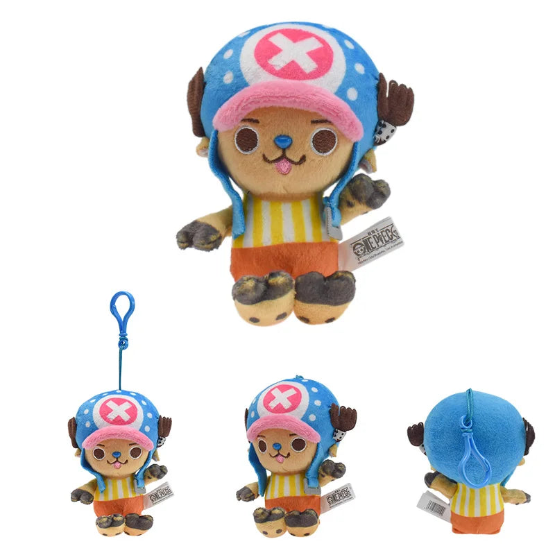 41Styles One Piece Kawaii Luffy Roronoa Zoro Tony Tony Chopper Laboon Merry Plush Toy Anime Stuffed Doll Keychain Christmas Gift