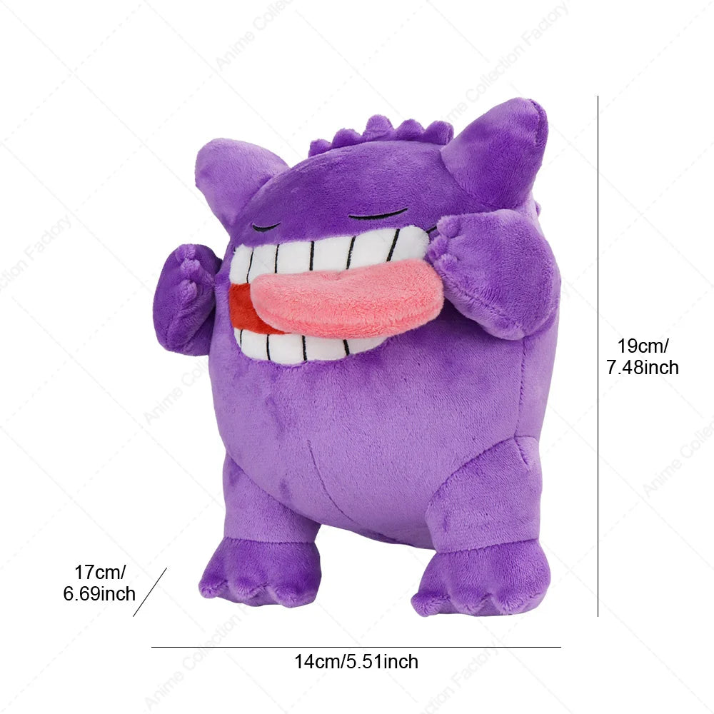 NEW Gengar Pokemon Soft Plush Toy Gengar Stuffed Animal Dolls Cartoon Cute Peluche Christmas Gift