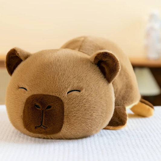 25cm Flip Capybara Bee Plush Toy Simulation Capibara Anime Fluffty Toy Cute Stuffed Animals Reversible Doll Plush Toy for Kids