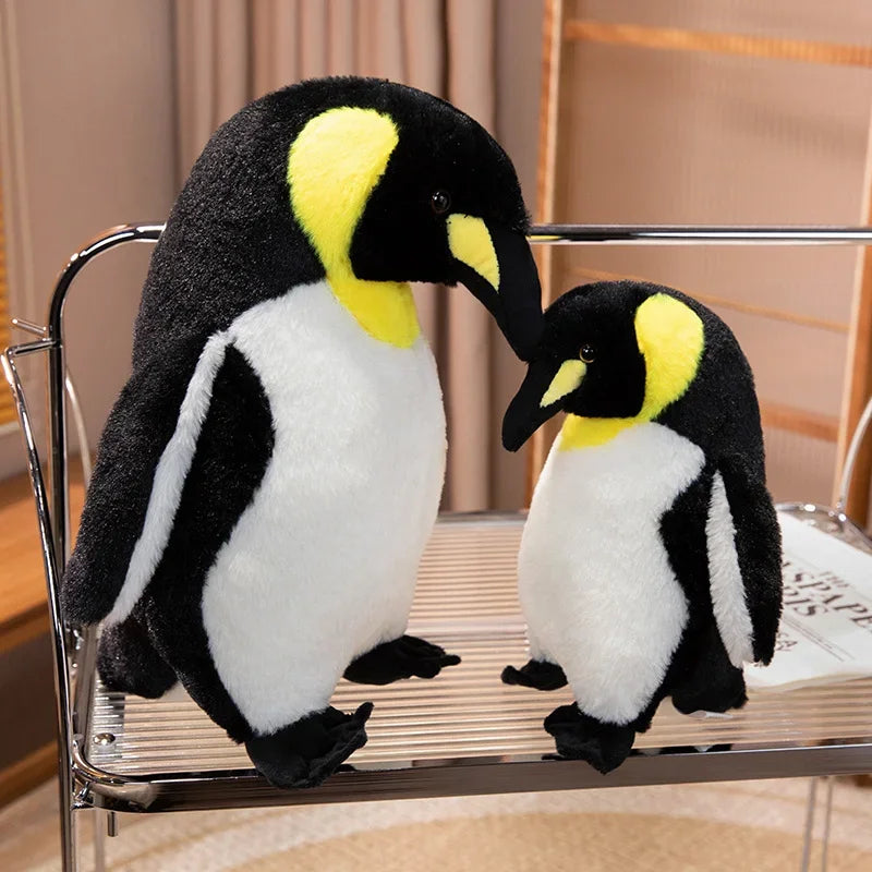 Simulation Emperor Penguin Doll Cute Animal Plush Toy 8 inch Penguin Doll for Claw Grab Machine Festival Activity Rag Doll