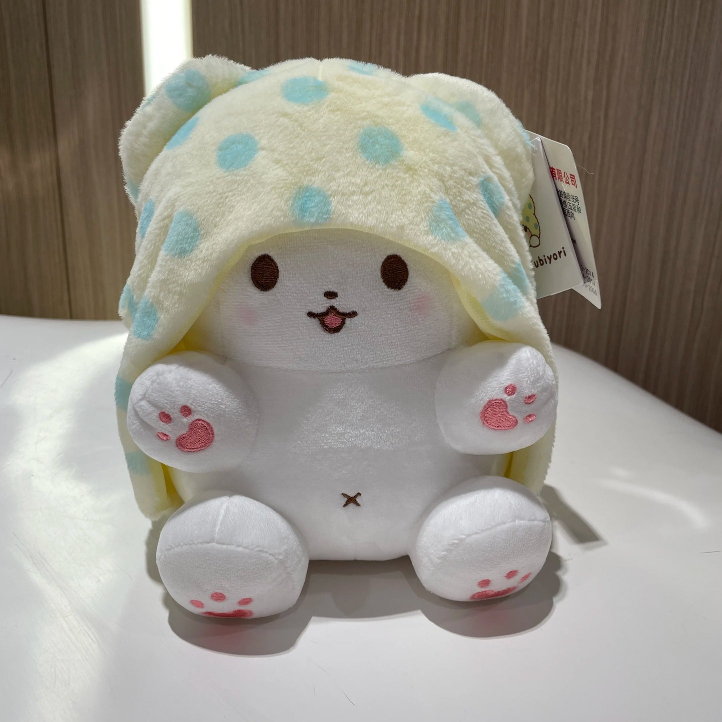 Genuine Sanrio Marumofubiyori Blanket Bear Hello Kitty Plush Doll Toys Melody Kuromi Stuffed Pillow Toys Plush Pendant Gifts