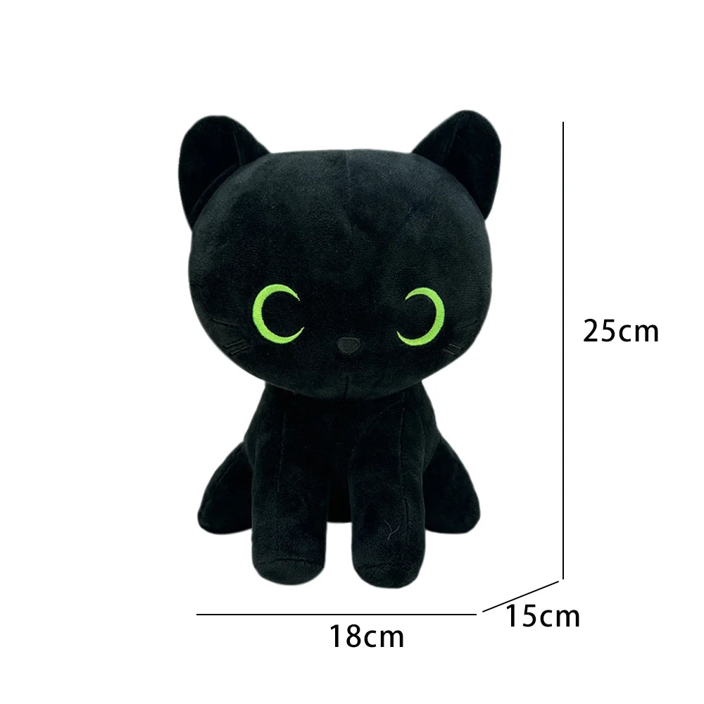 TreasuringU Lovely Black Cat Plush Toys Kawaii Stuffed Animal Black Dolls House Sofa Car Pillows Children Birthday Gifts