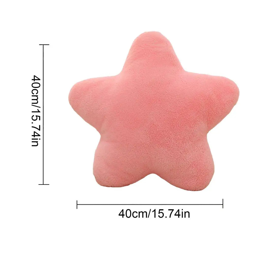 Yellow Star Throw Pillow Cuddly Stuffed Star Shape Sofa Cushion Cute Toy For Kids Stuffed Plush Toy For Bed Couch Sofa Chair